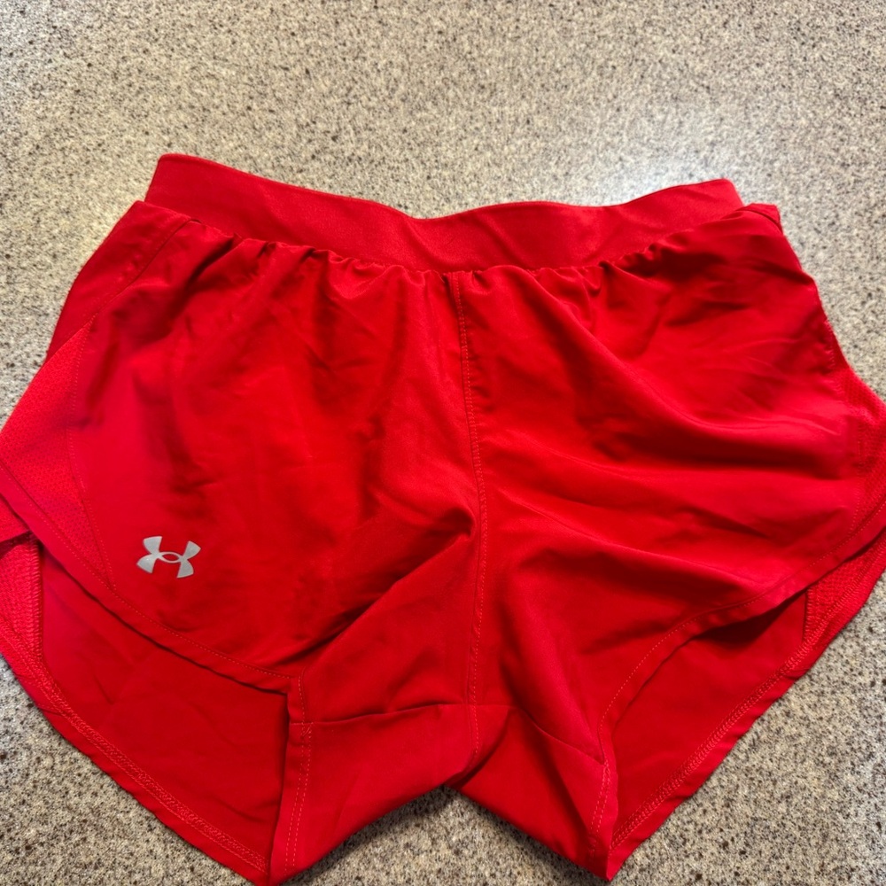 Under Armour Women's Red Athletic Shorts